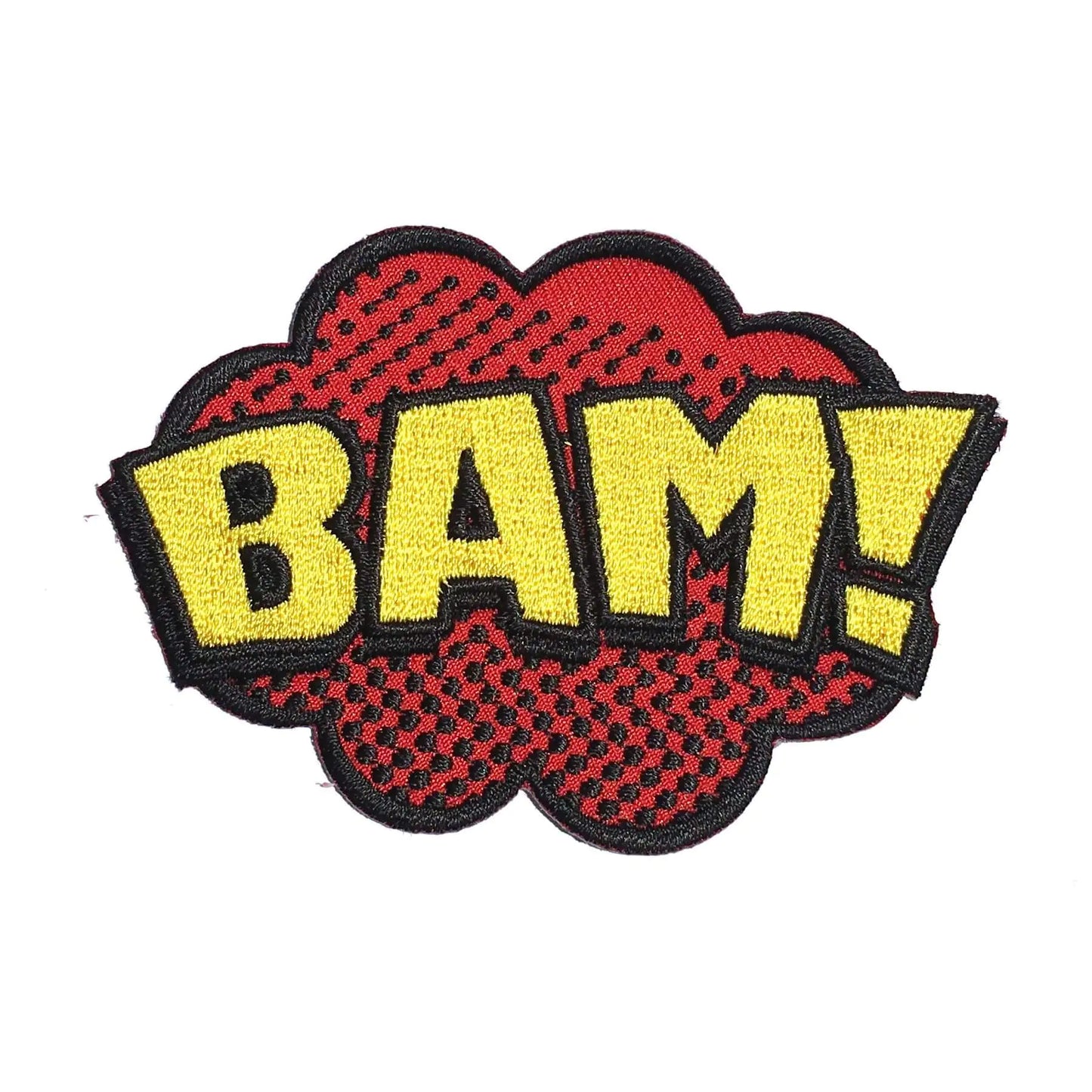 "BAM!" Comic Book Iron-On Patch