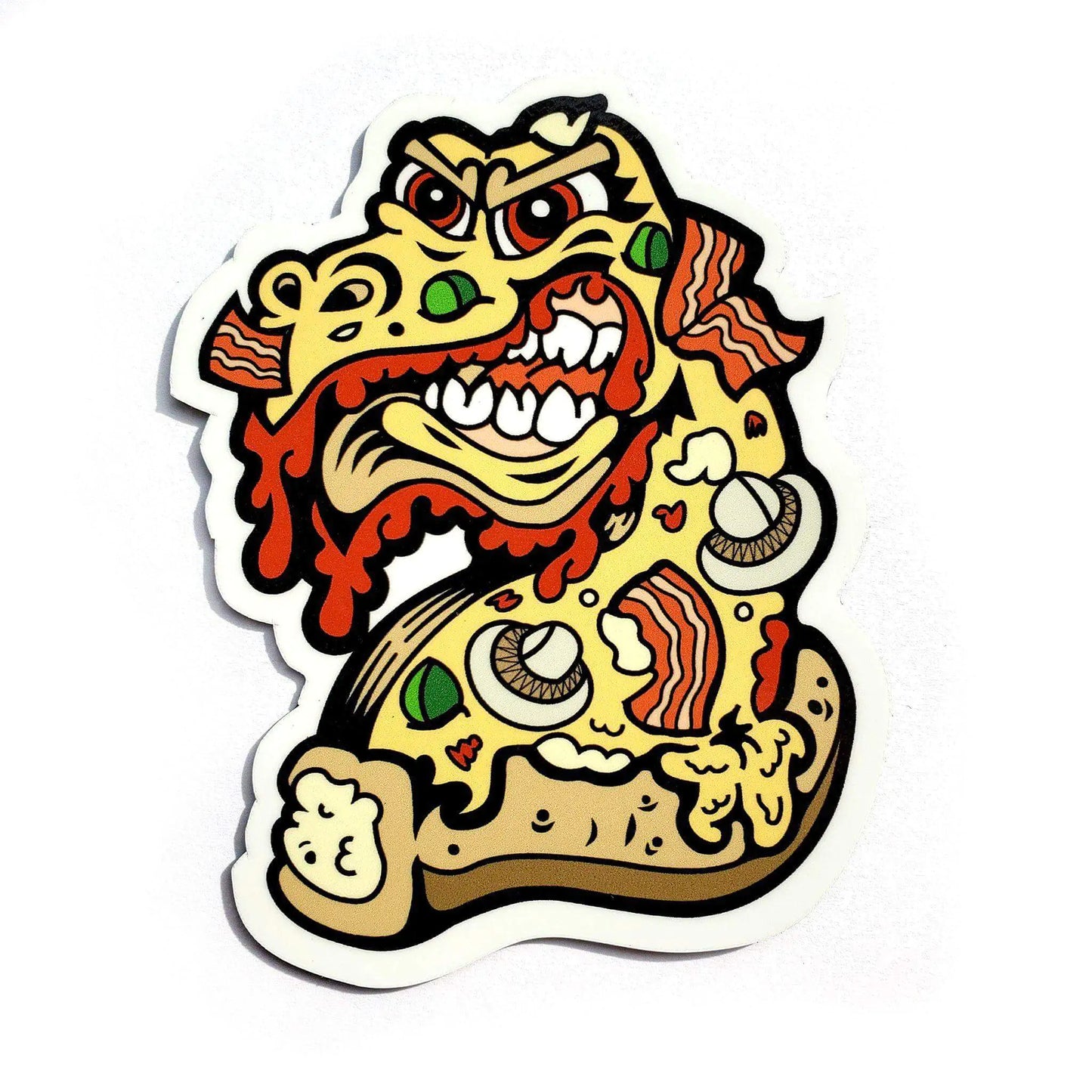 Pizzamonster Sticker