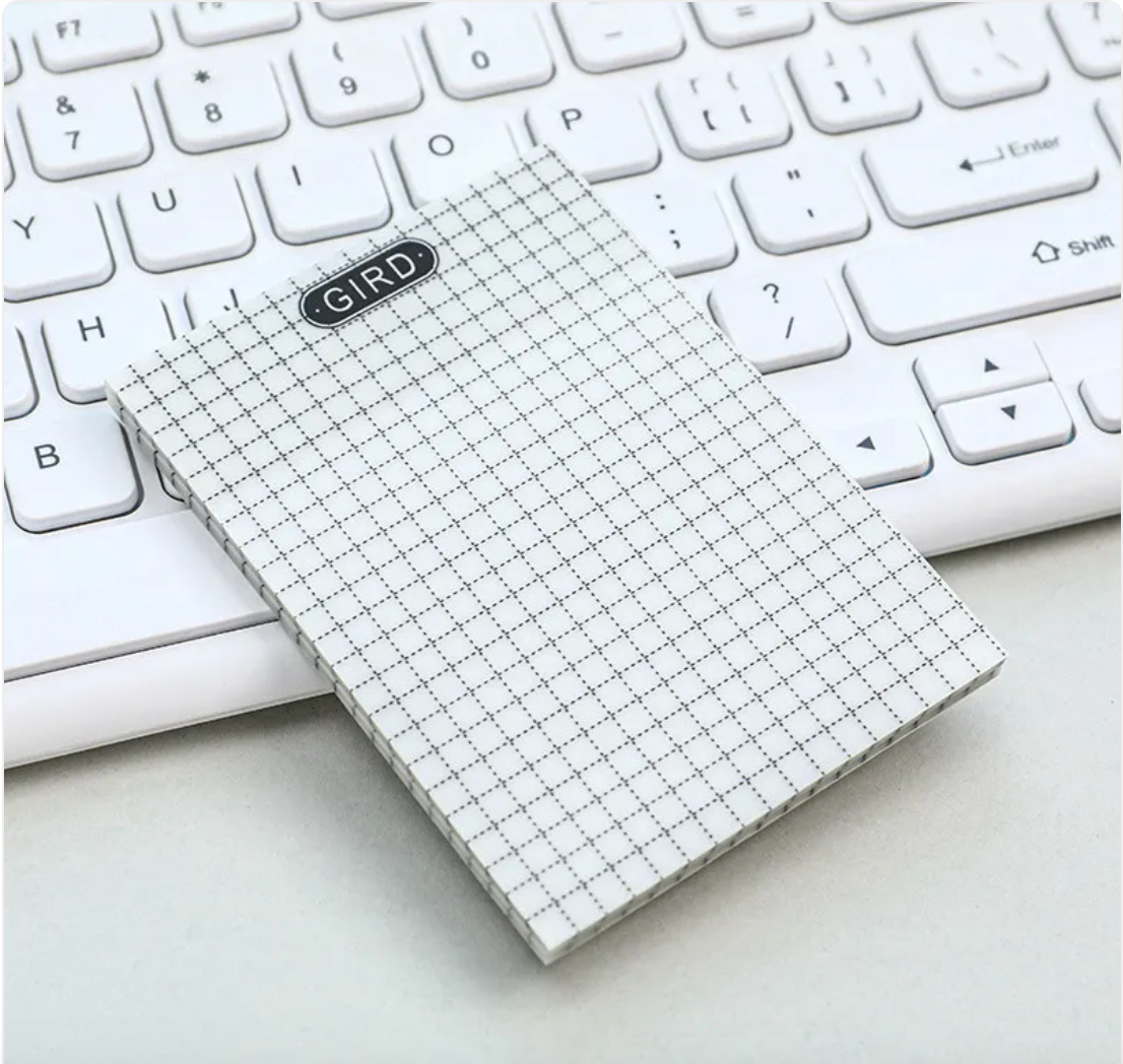 Transparent Writable Sticky Notes
