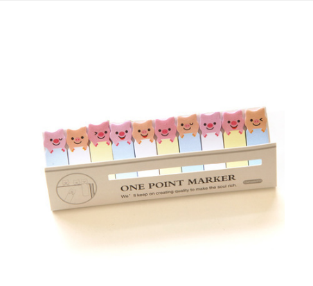 Cartoon Animal Sticky Notes - Creative Notepad