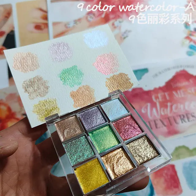 Golden Solid Watercolor Paint Set