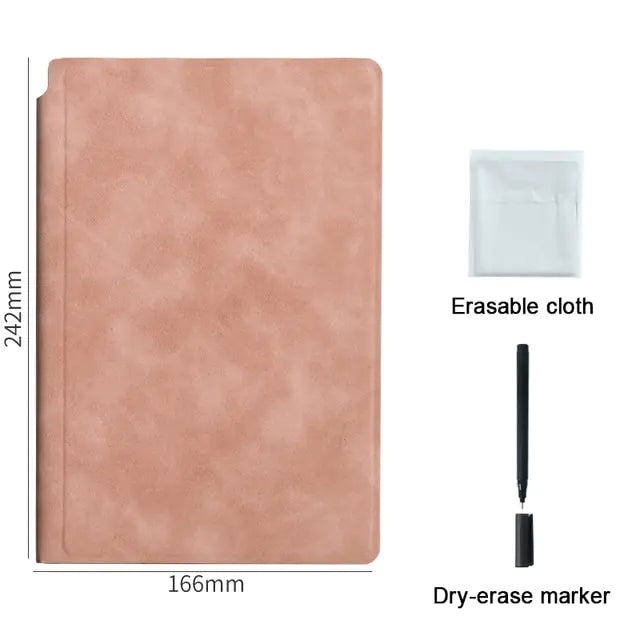 Leather Whiteboard Notebook