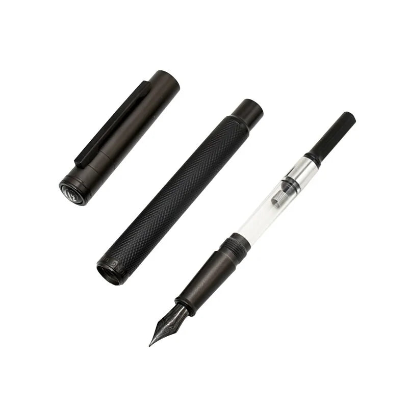 Samurai Black Metal Fountain Pen