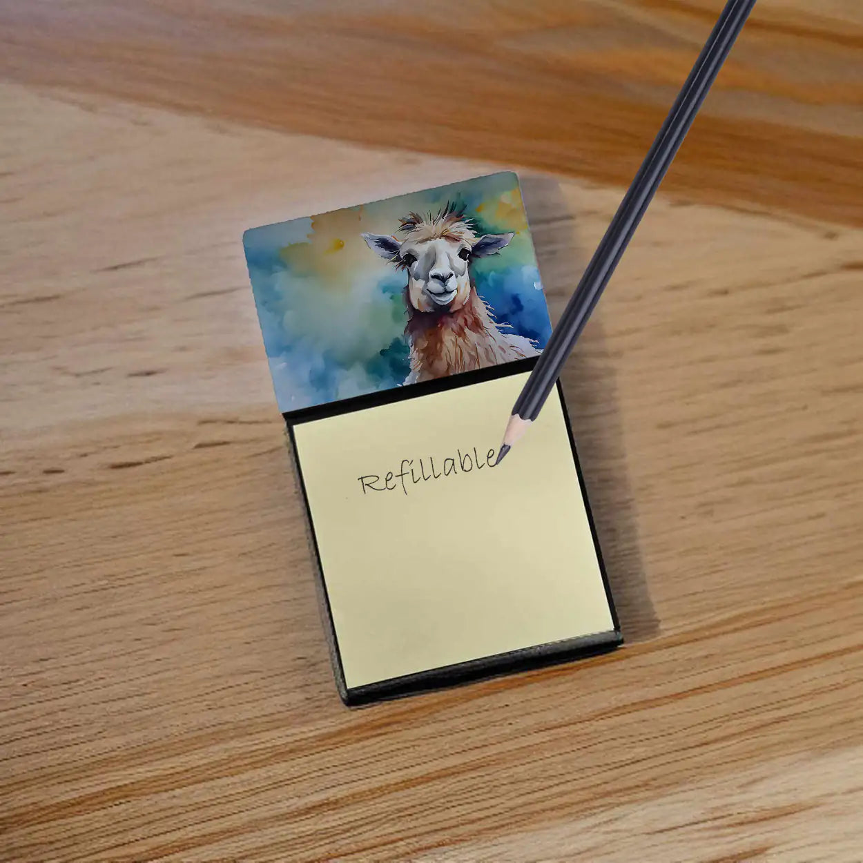 Llama Sticky Note Holder