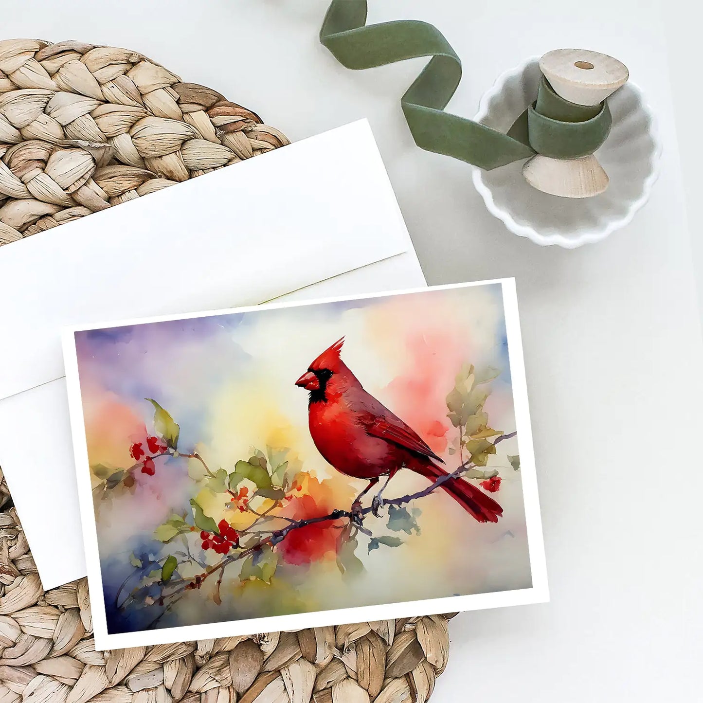 Cardinal Greeting Cards Pack of 8