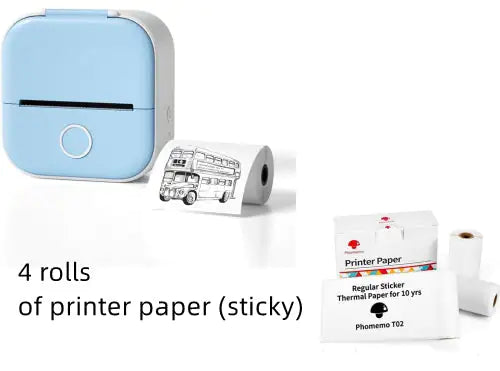 Portable Mini Thermal Label Printer