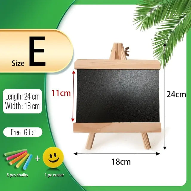 Mini Blackboard with Wood Frame