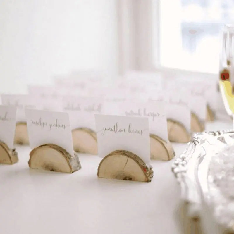 Wood Place Card Holders