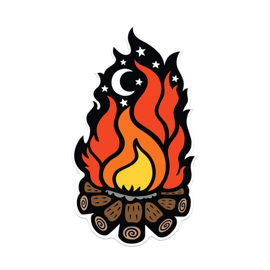 Campfire Sticker