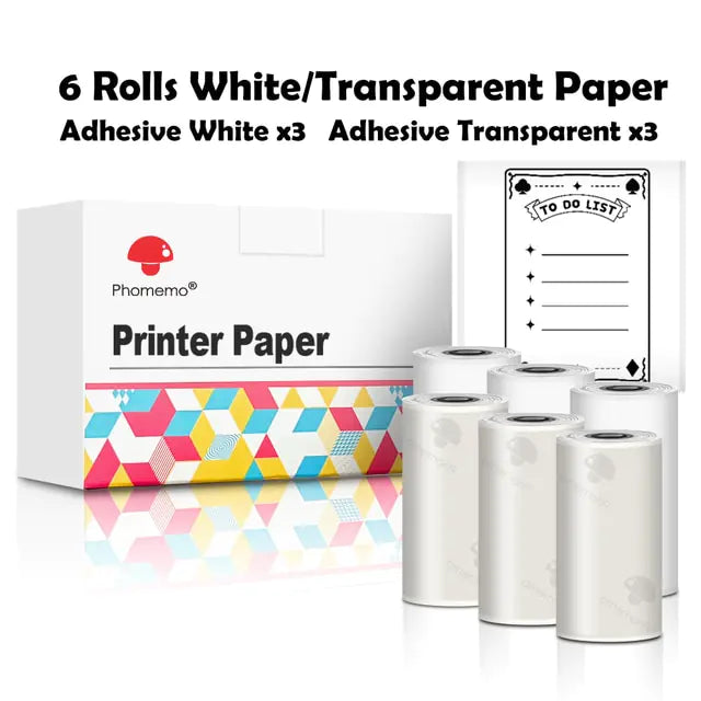 Transparent Sticker Thermal Paper