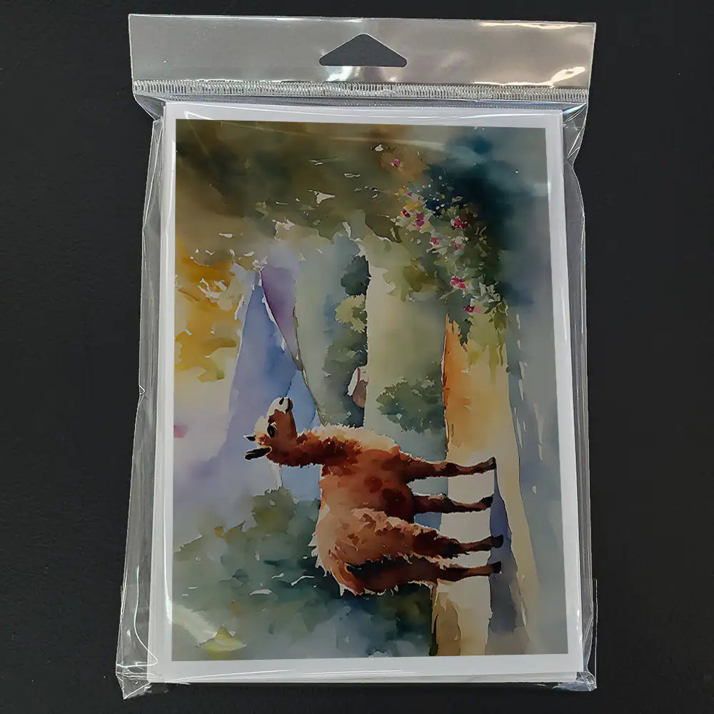 Llama Greeting Cards