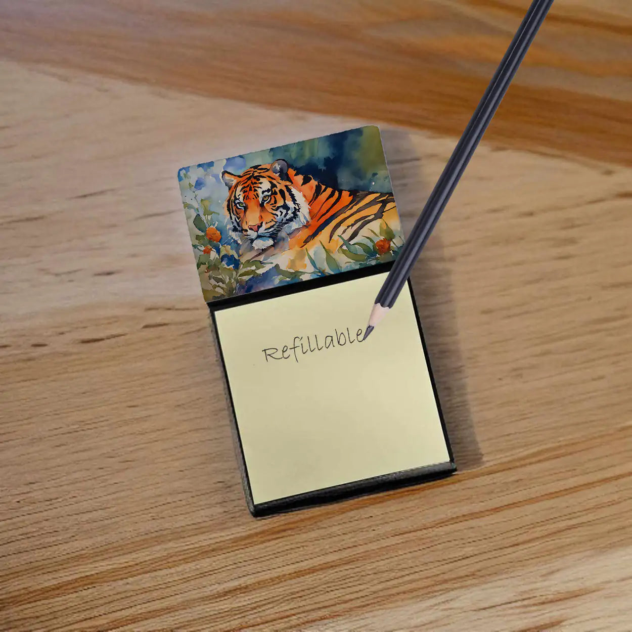 Tiger Sticky Note Holder