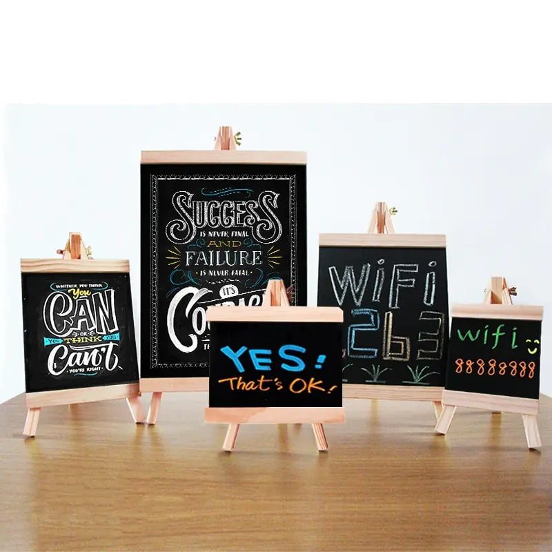 Mini Blackboard with Wood Frame