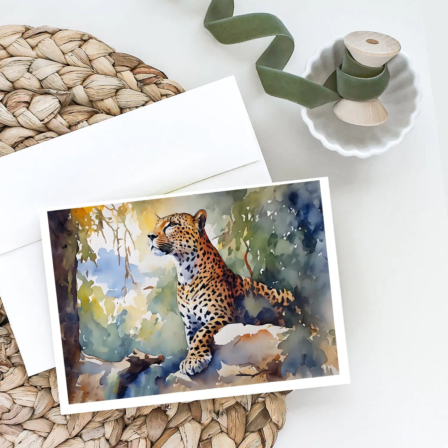 Leopard Greeting Cards
