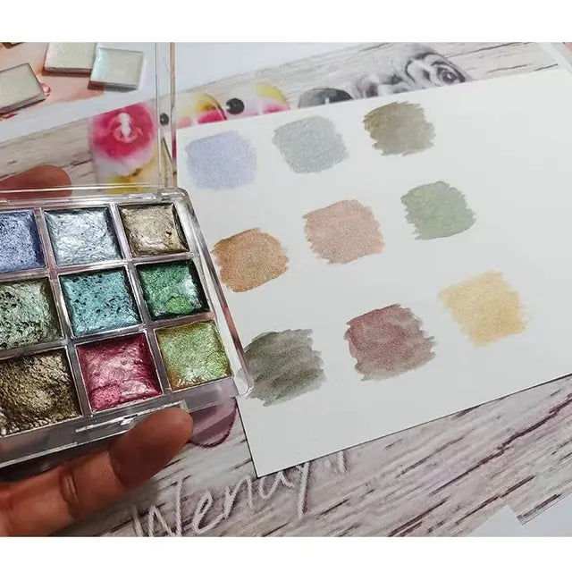 Golden Solid Watercolor Paint Set