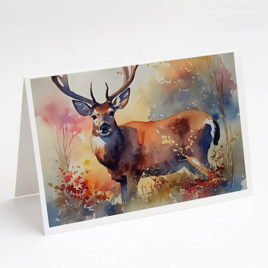 Deer Greeting Cards Pack of 8