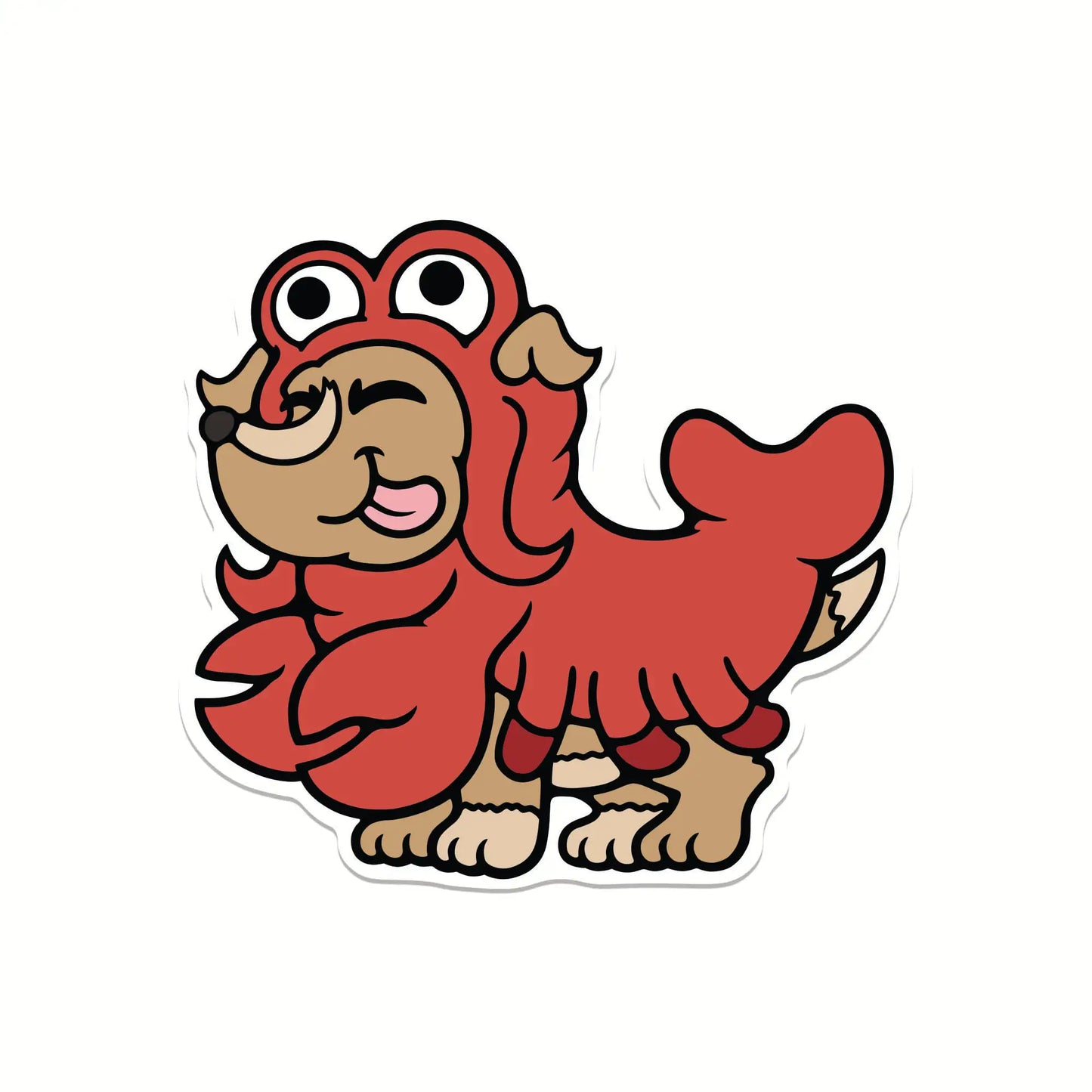 Lobster Dog Sticker