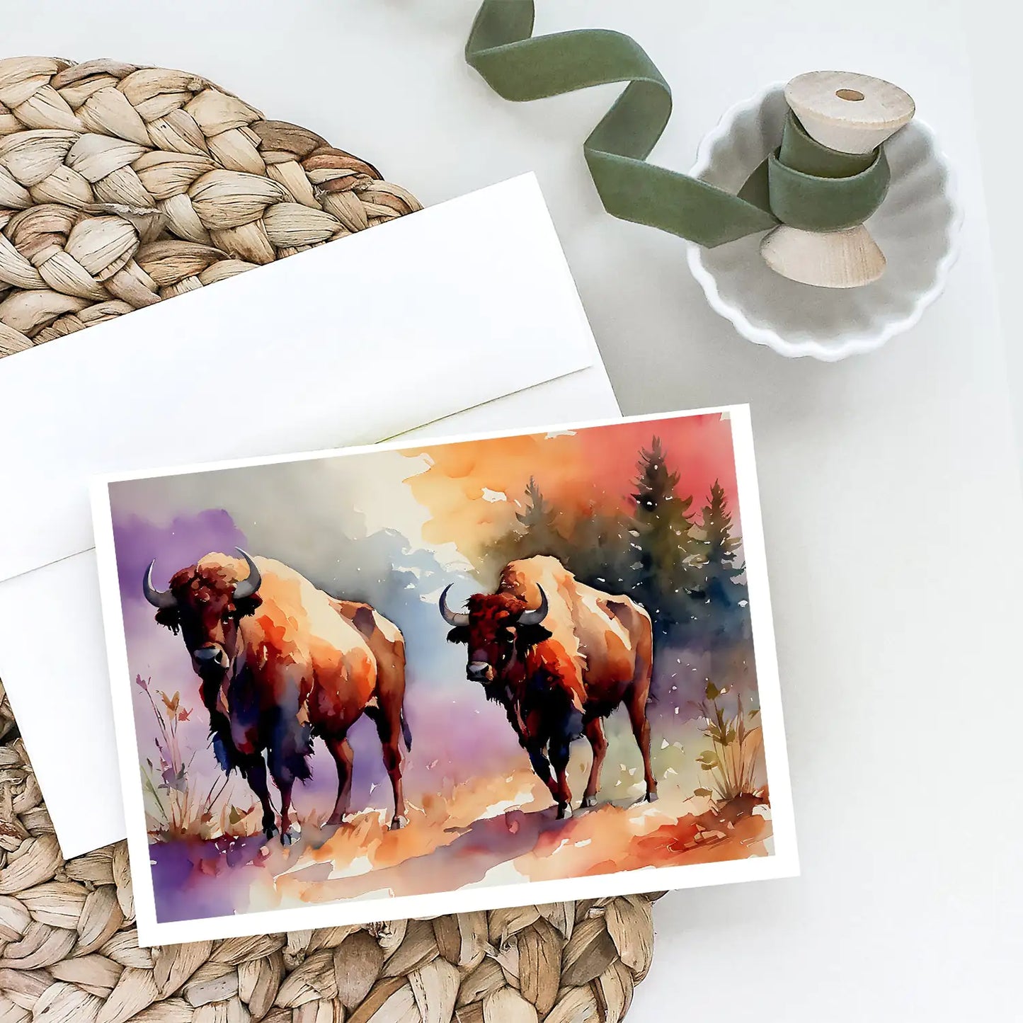 Buffalo Greeting Cards